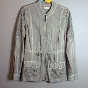 Altar'd State Light Gray Utility Jacket